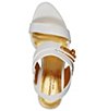 Color:Bright White - Image 4 - Sloane Leather Slingback Dress Sandals