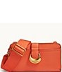 Color:Tangerine - Image 1 - Valley Stream Wallet Crossbody Bag