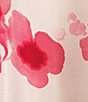 Color:Rose Quartz - Image 4 - Woven Printed Tie Neck Sleeveless Blouse