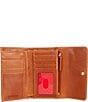 Color:Natural - Image 3 - Florentine Collection Leather Flap Wallet