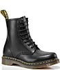 Color:Black - Image 1 - Women's 1460 Smooth Leather Combat Boots