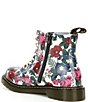 Color:English Garden - Image 3 - Girls' 1460 Printed Leather Boots (Toddler)