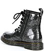 Color:Black Glitter - Image 3 - Girls' 1460 Glitter Boots (Youth)