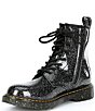 Color:Black Glitter - Image 4 - Girls' 1460 Glitter Boots (Youth)