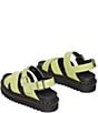 Color:Lime Green - Image 3 - Voss II Cross Banded Platform Sandals