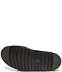 Color:Black - Image 4 - Myles Leather Double Strap Platform Sandals