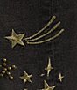 Color:Black - Image 4 - Stretch Gold Shooting Star Embroidered Farrah Flare Jeans