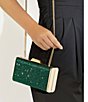Color:Green - Image 4 - Bettey Crystal Evening Clutch