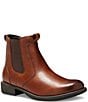 Color:Tan - Image 1 - Men's Daily Double Leather Chelsea Boots
