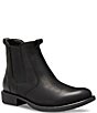 Color:Black - Image 1 - Men's Daily Double Leather Chelsea Boots