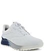Color:White/Blue Depths/Bright White - Image 1 - Men's S-Three BOA Waterproof Leather Golf Shoes