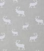 Color:Silver - Image 5 - Elk Grove Print Flannel Sheet Set