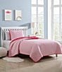 Color:Pink - Image 2 - Kids' Garden Stitch Reversible Quilt Mini Set