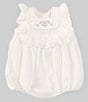 Color:White - Image 1 - x The Broke Brooke Baby Girls Newborn-24 Months Cecile Interchangeable Tab Bubble