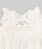 Color:White - Image 3 - x The Broke Brooke Baby Girls Newborn-24 Months Cecile Interchangeable Tab Bubble