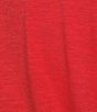 Color:Watermelon - Image 4 - Plus Size Organic Cotton Slub Jersey Knit V-Neck Short Sleeve Tee Shirt