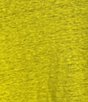 Color:Citron - Image 3 - Plus Size Organic Linen Jersey Knit Crew Neck Long Sleeve Tee Shirt