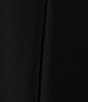 Color:Black - Image 5 - Silk Georgette Crepe Scoop Neck Sleeveless Pocketed Shift Midi Dress