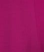 Color:Magenta - Image 3 - Satin Rosette Embellished Mock Neck Sleeveless Blouson Jumpsuit