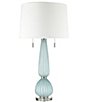 Color:Light Blue - Image 1 - Mariani 34#double; 2-Light Table Lamp Set of 2