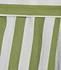 Color:Sage Stripe - Image 5 - Cece Stripe Point Collar Neck Puff Short Sleeve Mini Dress