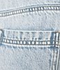 Color:Chambray - Image 4 - Denim Acid Wash Relaxed Wide Leg Cargo Jeans