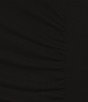 Color:Black - Image 4 - Ruched Knit Midi Skirt