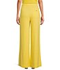 Color:Yellow - Image 2 - Wide Leg Coordinating Trousers