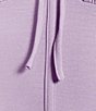 Color:Lavender - Image 4 - Long Sleeve Tie Front Corset Top