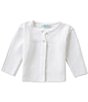 Color:White - Image 1 - Baby Girls 3-24 Months Knit Cardigan
