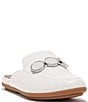 Color:Urban White - Image 1 - Gracie Bead-Circle Leather Mules
