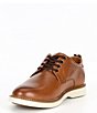 Color:Tan - Image 4 - Boys' Joshua Leather Oxford Dress Shoes (Youth)