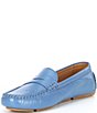 Color:True Blue - Image 4 - Women's Morgan Leather Penny Loafer Moccasins