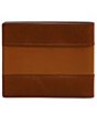 Color:Medium Brown - Image 2 - Everett Two Windows Bifold Leather Wallet