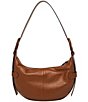 Color:Brown - Image 2 - Harwell Leather Hobo Bag