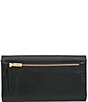 Color:Black - Image 2 - Logan RFID Leather Flap Wallet