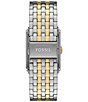 Color:Two Tone - Image 3 - Men's Carraway Three Hand Two Tone Stainless Steel Bracelet Watch