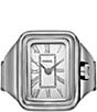 Color:Silver - Image 3 - Raquel Two-Hand Stainless Steel Watch Ring