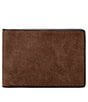 Color:Medium Brown - Image 1 - Steven Front Pocket Bifold Wallet