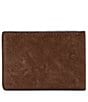 Color:Medium Brown - Image 2 - Steven Front Pocket Bifold Wallet