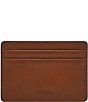 Color:Brown - Image 2 - Studded Steven Card Case Wallet