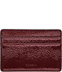 Color:Red Mahogany - Image 2 - Studded Steven Card Case Wallet