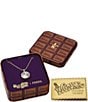 Color:Gold - Image 2 - Willy Wonka x Fossil Special Edition Short Crystal Pendant Necklace
