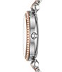 Color:Two Tone - Image 2 - Women's Carlie Mini Three-Hand Two-Tone Stainless Steel Bracelet Watch