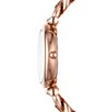 Color:Rose Gold - Image 2 - Women's Carlie Three-Hand Rose Gold-Tone Stainless Steel Bracelet Watch