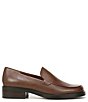 Color:Oxford Brown - Image 2 - Bocca Block Heel Loafers