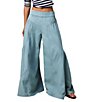 Color:Moonlit - Image 1 - Dawn On Me Wide Leg Pull-On Jeans