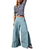 Color:Moonlit - Image 4 - Dawn On Me Wide Leg Pull-On Jeans