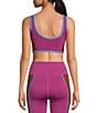 Color:Raspberry Punch Combo - Image 2 - FP Movement Blow Your Mind Color Block Bra Top