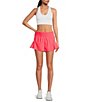Color:Electric Sunset - Image 3 - FP Movement Get Your Flirt On High Rise Shorts